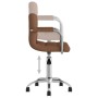 Silla de comedor giratoria tela marrón de , Sillas de comedor - Ref: Foro24-3087972, Precio: 82,53 €, Descuento: %