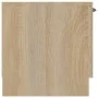 Sonoma oak plywood TV cabinet 102x35x36.5 cm by vidaXL, TV Furniture - Ref: Foro24-811361, Price: 63,92 €, Discount: %