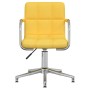 Silla de comedor giratoria de tela amarilla mostaza by , dining chairs - Ref: Foro24-3088069, Price: 105,45 €, Discount: %