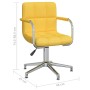 Silla de comedor giratoria de tela amarilla mostaza by , dining chairs - Ref: Foro24-3088069, Price: 105,45 €, Discount: %