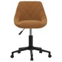 Silla de comedor giratoria de terciopelo marrón | Foro24.es | Tu tienda online para hogar, jardín y más Foro24.es