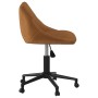 Silla de comedor giratoria de terciopelo marrón | Foro24.es | Tu tienda online para hogar, jardín y más Foro24.es