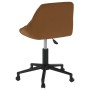 Silla de comedor giratoria de terciopelo marrón | Foro24.es | Tu tienda online para hogar, jardín y más Foro24.es