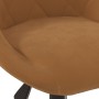Silla de comedor giratoria de terciopelo marrón | Foro24.es | Tu tienda online para hogar, jardín y más Foro24.es