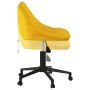 Silla de comedor giratoria de terciopelo amarillo mostaza by , dining chairs - Ref: Foro24-3089039, Price: 83,50 €, Discount: %