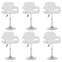 Sillas de comedor giratorias 6 uds cuero sintético blanco | Foro24.es | Tu tienda online para hogar, jardín y más Foro24.es