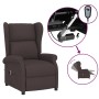 Sillón orejero reclinable eléctrico de tela marrón oscuro | Foro24.es | Tu tienda online para hogar, jardín y más Foro24.es