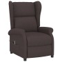 Sillón orejero reclinable eléctrico de tela marrón oscuro | Foro24.es | Tu tienda online para hogar, jardín y más Foro24.es
