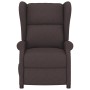 Sillón orejero reclinable eléctrico de tela marrón oscuro | Foro24.es | Tu tienda online para hogar, jardín y más Foro24.es