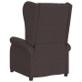 Sillón orejero reclinable eléctrico de tela marrón oscuro | Foro24.es | Tu tienda online para hogar, jardín y más Foro24.es