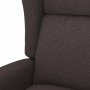 Sillón orejero reclinable eléctrico de tela marrón oscuro | Foro24.es | Tu tienda online para hogar, jardín y más Foro24.es