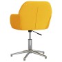 Sillas de comedor giratorias 2 unidades tela amarillo mostaza de , Sillas de comedor - Ref: Foro24-3103039, Precio: 157,81 €,...