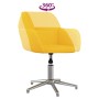 Sillas de comedor giratorias 2 unidades tela amarillo mostaza de , Sillas de comedor - Ref: Foro24-3103039, Precio: 157,81 €,...