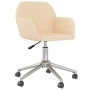 Sillas de comedor giratorias 2 unidades tela color crema | Foro24.es | Tu tienda online para hogar, jardín y más Foro24.es