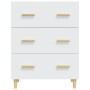 Weißes Sperrholz-Sideboard 70x34x90 cm von vidaXL, Sideboards - Ref: Foro24-812150, Preis: 93,85 €, Rabatt: %