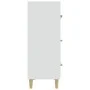 Weißes Sperrholz-Sideboard 70x34x90 cm von vidaXL, Sideboards - Ref: Foro24-812150, Preis: 92,63 €, Rabatt: %