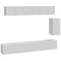 Set de muebles para TV 6 piezas madera contrachapada blanco de , Muebles TV - Ref: Foro24-3114614, Precio: 244,92 €, Descuent...