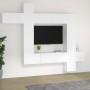 Set de muebles para TV 9 piezas madera contrachapada blanco de , Muebles TV - Ref: Foro24-3114654, Precio: 479,99 €, Descuent...