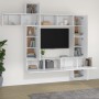 Set de muebles para TV 9 piezas madera contrachapada blanco de , Muebles TV - Ref: Foro24-3114654, Precio: 479,99 €, Descuent...