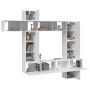 Set de muebles para TV 9 piezas madera contrachapada blanco de , Muebles TV - Ref: Foro24-3114654, Precio: 479,99 €, Descuent...