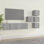Set de muebles para TV 6 pzas madera contrachapada gris Sonoma von , TV-Möbel - Ref: Foro24-3120300, Preis: 147,90 €, Rabatt: %