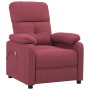 Sillón de masaje de tela rojo tinto de , Sillones de masaje eléctricos - Ref: Foro24-289675, Precio: 197,97 €