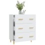 Weißes Sperrholz-Sideboard 70x34x90 cm von vidaXL, Sideboards - Ref: Foro24-812150, Preis: 93,85 €, Rabatt: %