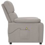 Sillón de masaje reclinable de tela gris taupé by , Electric massage chairs - Ref: Foro24-289680, Price: 197,97 €, Discount: %