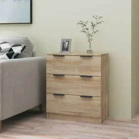 Aparador de madera contrachapada color roble Sonoma 60x30x70 cm de vidaXL, Aparadores - Ref: Foro24-811073, Precio: 79,34 €, ...