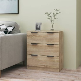 Sonoma oak plywood sideboard 60x30x70 cm by vidaXL, Sideboards - Ref: Foro24-811073, Price: 80,60 €, Discount: %
