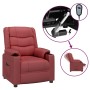 Sillón reclinable eléctrico de cuero sintético rojo tinto | Foro24.es | Tu tienda online para hogar, jardín y más Foro24.es