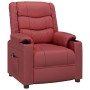 Sillón reclinable eléctrico de cuero sintético rojo tinto | Foro24.es | Tu tienda online para hogar, jardín y más Foro24.es