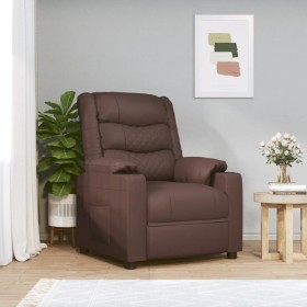 Sillón de masaje eléctrico cuero sintético marrón von , Elektrische Massagesessel - Ref: Foro24-3143458, Preis: 257,08 €, Rab...