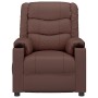 Sillón reclinable eléctrico de cuero sintético marrón | Foro24.es | Tu tienda online para hogar, jardín y más Foro24.es