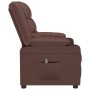 Sillón reclinable eléctrico de cuero sintético marrón | Foro24.es | Tu tienda online para hogar, jardín y más Foro24.es