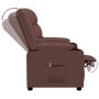 Sillón reclinable eléctrico de cuero sintético marrón | Foro24.es | Tu tienda online para hogar, jardín y más Foro24.es
