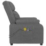 Sillón de masaje eléctrico tela gris oscuro de , Sillones de masaje eléctricos - Ref: Foro24-3143580, Precio: 234,75 €