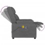 Sillón de masaje eléctrico tela gris oscuro de , Sillones de masaje eléctricos - Ref: Foro24-3143580, Precio: 234,75 €