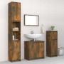 Set de muebles baño 4 pzas madera contrachapada roble ahumado de , Muebles de baño - Ref: Foro24-3143928, Precio: 196,25 €, D...