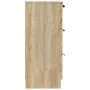 Aparador de madera contrachapada color roble Sonoma 60x30x70 cm de vidaXL, Aparadores - Ref: Foro24-811073, Precio: 79,56 €, ...