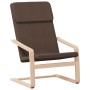 Sillón de relax con taburete tela marrón oscuro | Foro24.es | Tu tienda online para hogar, jardín y más Foro24.es
