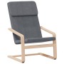 Sillón de relax con taburete tela gris oscuro by , Armchairs - Ref: Foro24-3154897, Price: 132,31 €, Discount: %
