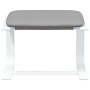 Sillón de relax con taburete tela gris claro | Foro24.es | Tu tienda online para hogar, jardín y más Foro24.es