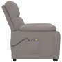 Sillón de masaje eléctrico tela gris taupé de , Sillones de masaje eléctricos - Ref: Foro24-3073820, Precio: 227,15 €