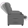 Sillón reclinable de cuero sintético gris | Foro24.es | Tu tienda online para hogar, jardín y más Foro24.es