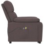 Sillón de masaje eléctrico tela marrón oscuro | Foro24.es | Tu tienda online para hogar, jardín y más Foro24.es