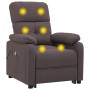 Sillón de masaje eléctrico tela marrón oscuro | Foro24.es | Tu tienda online para hogar, jardín y más Foro24.es