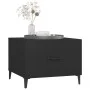 Coffee table with metal legs 2 units black 50x50x40 cm by vidaXL, Coffee table - Ref: Foro24-812729, Price: 64,99 €, Discount: %