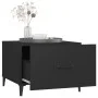 Coffee table with metal legs 2 units black 50x50x40 cm by vidaXL, Coffee table - Ref: Foro24-812729, Price: 64,99 €, Discount: %