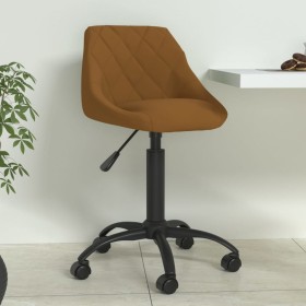 Comprar Silla de comedor de terciopelo marrón